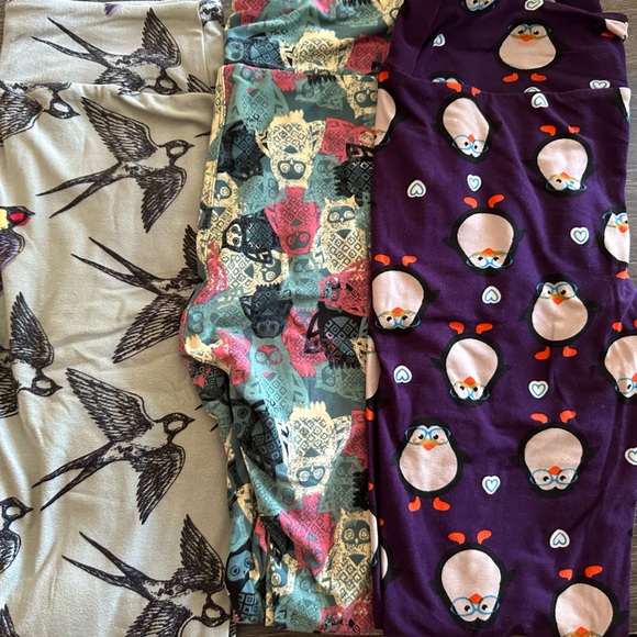 NEW Lularoe animal prints leggings bundle of 9 - Picture 4 of 6